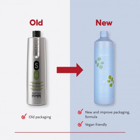 Echosline Balance Plus Sebum Control shampoo Себорегулиращ шампоан за мазна коса и скалп 1000ml